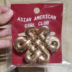 Asian American Girl Club Lunar New Year Hair Claw Clip